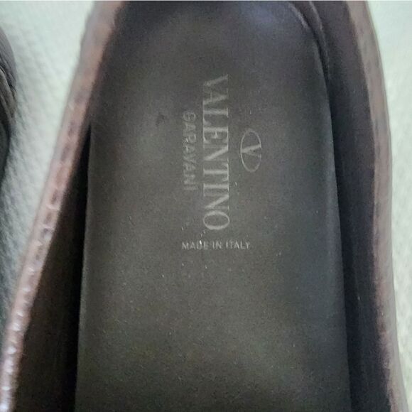 Valentino Garavani leather driver slip on loafers MYtheresa main image 14